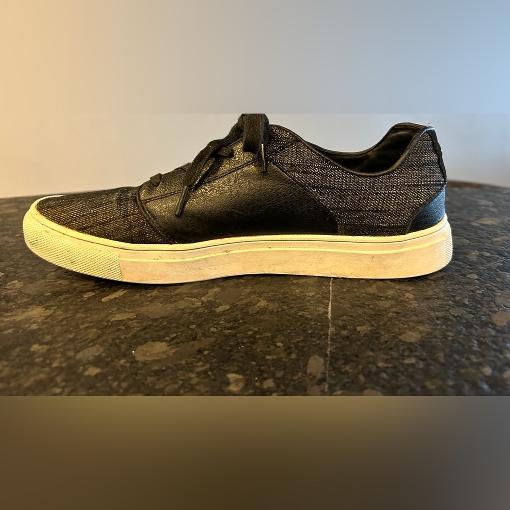Creative Recreation Men's Nemi Black Linen Fashion Sneaker Size 9